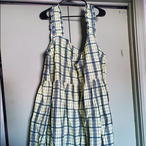 ASOS Curve Plaid Maxi Dress